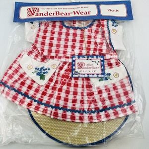 Vanderbear Wear‎ Alice Picnic Outfit 1992 New in Package